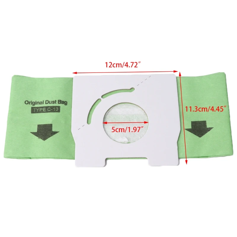 

Universal Disposable Paper Dust Bag C-13 Replacement For Vacuum Cleaner MC-CA291