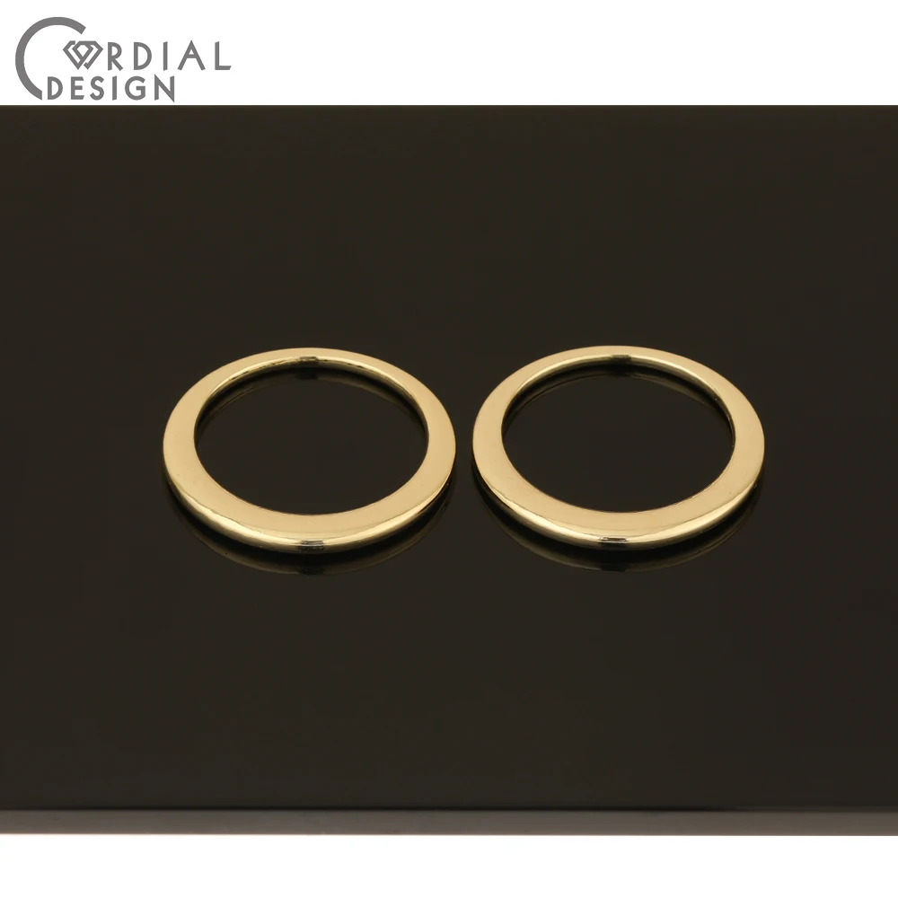 

Cordial Design 100Pcs 24*24MM Jewelry Accessories/Earrings Pendant/Charms/Round Shape/DIY Making/Jewelry Findings & Components