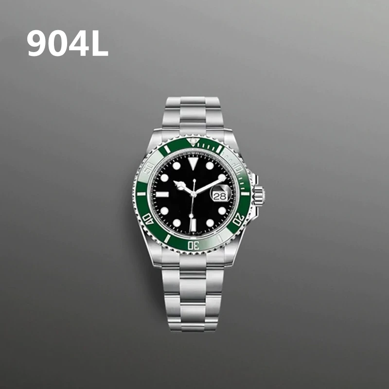 

904L Luxury 116610 Automatic Mechanical Watch Waterproof Ceramics Bezel Diving Water Ghost Series H/Noob AAA replica