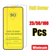 Wholesale Screen Protective Glass On For Apple iPhone 12 11 Pro Mini X XS Max XR 6 6S 7 8 Plus SE 2020 Tempered Protector Film