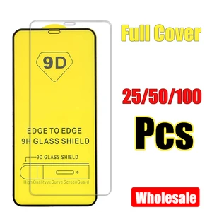 wholesale screen protective glass on for apple iphone 12 11 pro mini x xs max xr 6 6s 7 8 plus se 2020 tempered protector film free global shipping