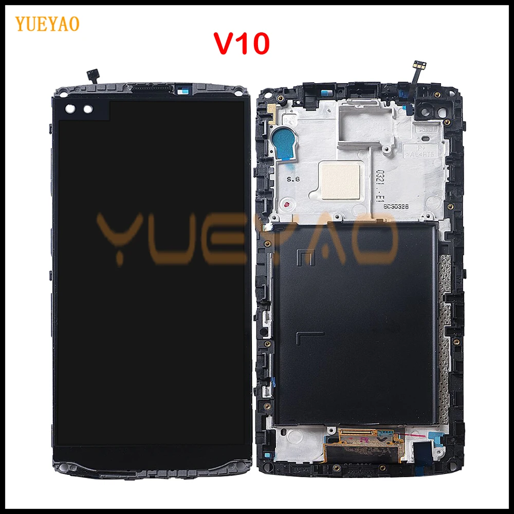 LCD With Frame For LG V10 H900 H901 VS990 Display Touch Screen Digitizer Assembly Replacement V20 VS995 H918 H910 | Мобильные