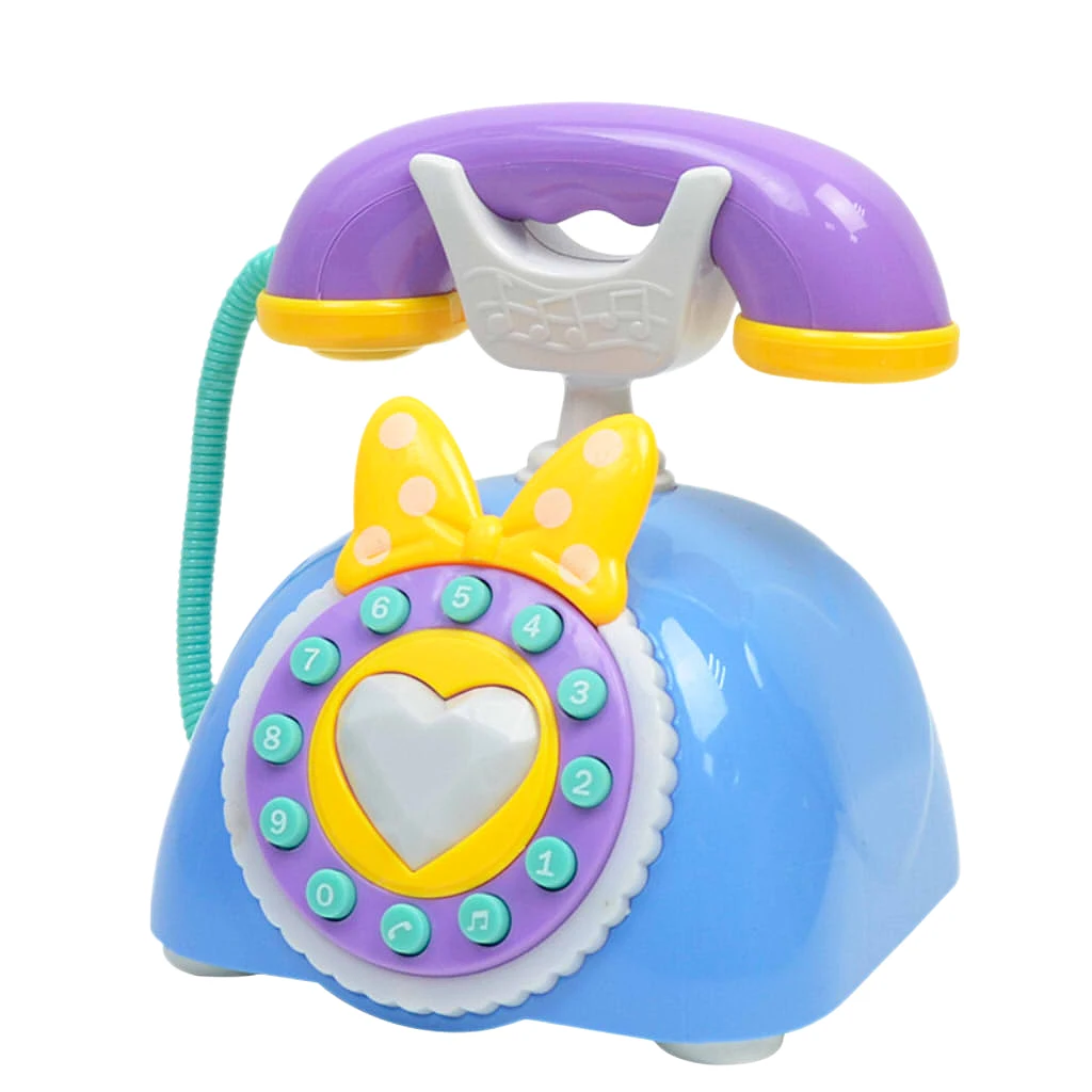 

Electronic Toy Telephone Vintage Multifunctional Game for Children