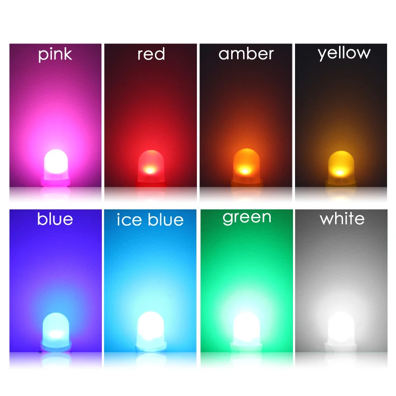 100 штук BA9S T4W #44 #47 Основание с матовым объективом. Различные цвета доступны. Без полярности AC DC 6V 6.3V Led-лампы для игрового автомата Pinball Machine