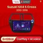 Автомагнитола Junsun, мультимедийный проигрыватель с GPS-навигацией, без dvd, для Suzuki SX4 2 S-Cross 2012-2016, Android 10,0