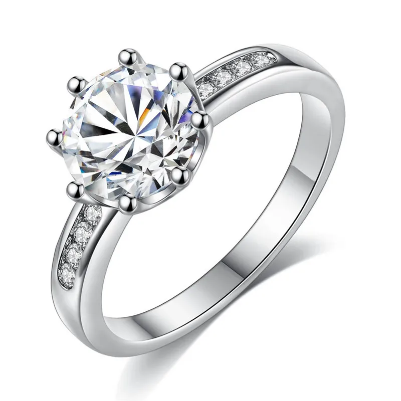 Корона кольцо для девочек брак и помолвка Рождественские ювелирные изделия