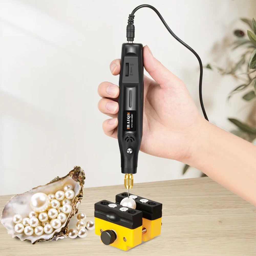 

Unlimited Variable Speed Pearl Jade Carving Pen 100~240V Mini Grinder Electric Drill Belt Abrasive Accessories DIY Hand Tool