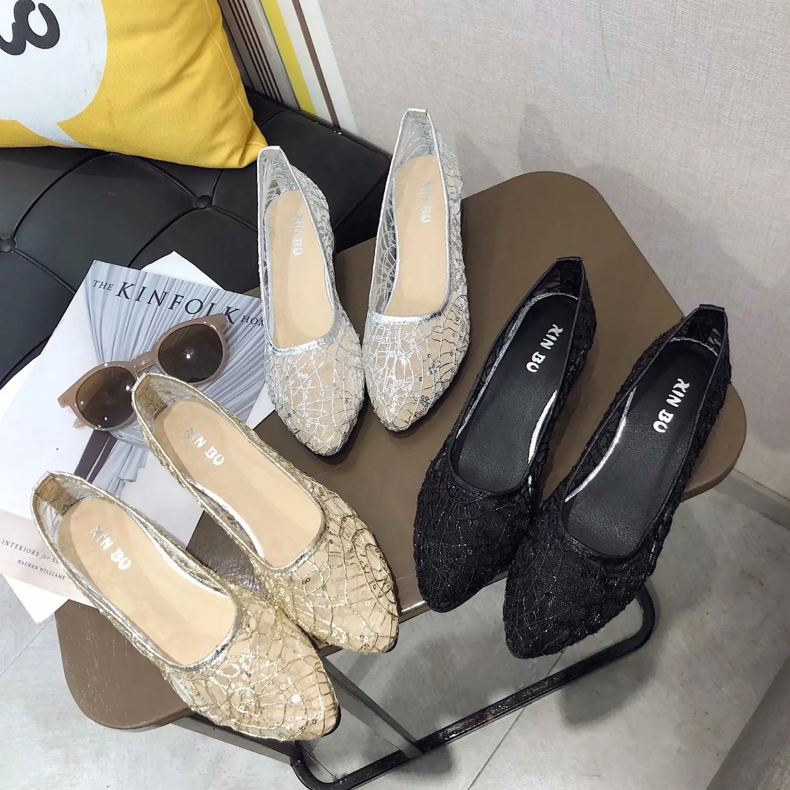 Women Casual Boat Shoes Ladies Slip On Ballet Flats Comfy Soft Zapatos Mujer Walking Footwear 2021 Spring New Style Zapatos