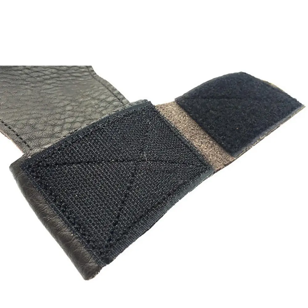 

Anti-Slip Cowhide Weight Lifting Training Gloves Fitness Sports Body Building Gymnastics-Grips Gym Hand Palm Protector Gloves