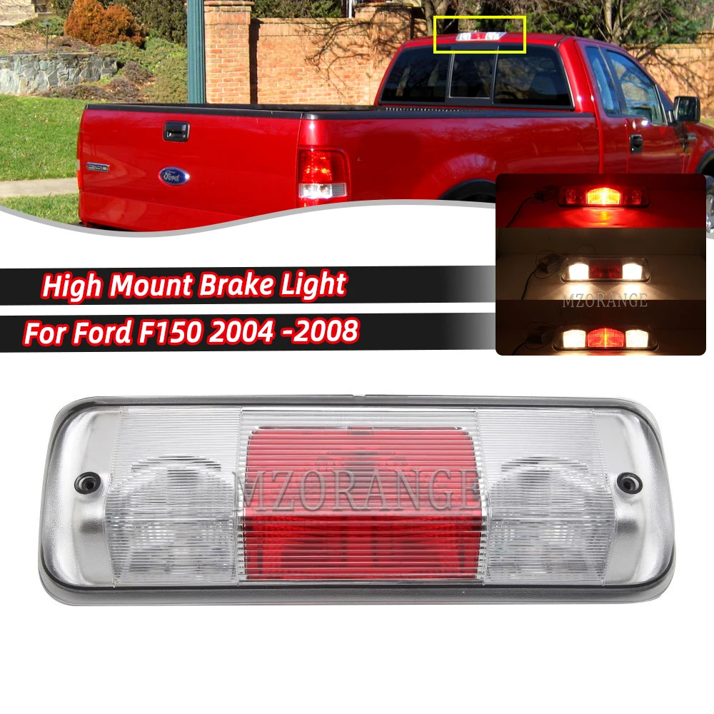 

Третий стоп-сигнал MZORANGE для Ford Raptor F150 2004-2008 7L3Z-13A613-B, без ошибок, дополнительный стоп, третий стоп-сигнал, светильник фары s