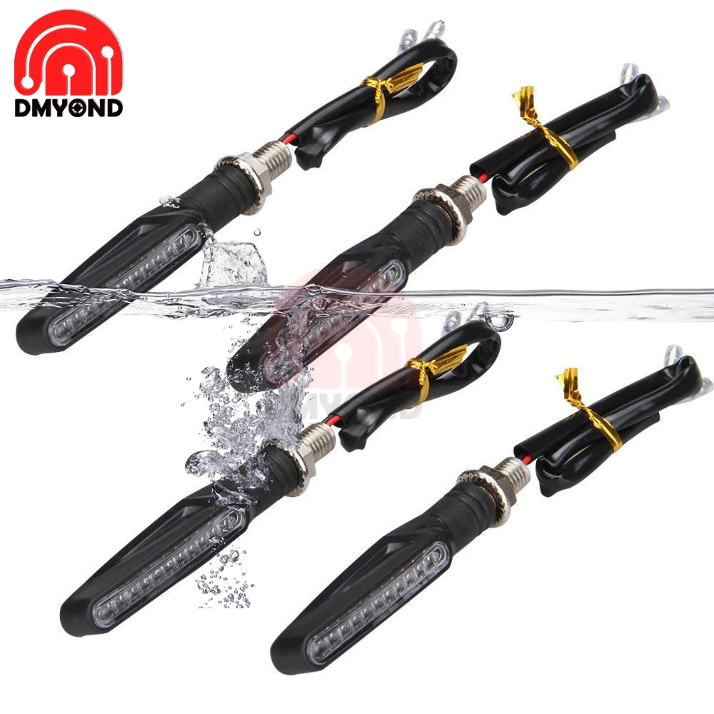 Мотоциклетный светильник с поворотным сигналом светодиодный фонарь водная