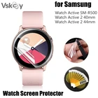 Мягкая защитная пленка из ТПУ для смарт-часов Samsung Galaxy Watch 3, 41 мм, 45 мм, Active 2, 40 мм, 44 мм, 10 шт., защитная пленка (без стекла)