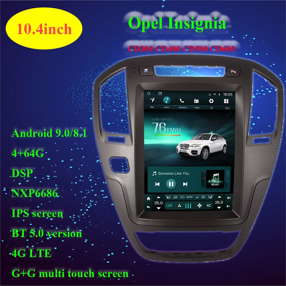 Автомагнитола Tesla в стиле android для opel insignia мультимедийный сенсорный экран
