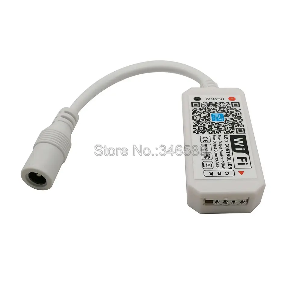 Мини WiFi контроллер Magic Home WiFi RGB светодиодный контроллер DC5-28V приложение управление Alexa Google Home Голосовое управление для RGB светодиодной ленты