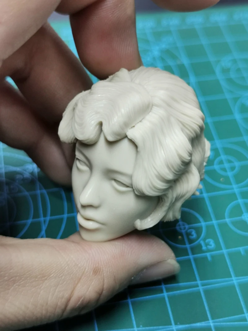 Масштаб 1/6 Шанхай женщины певица азиатская красота Неокрашенная голова модель