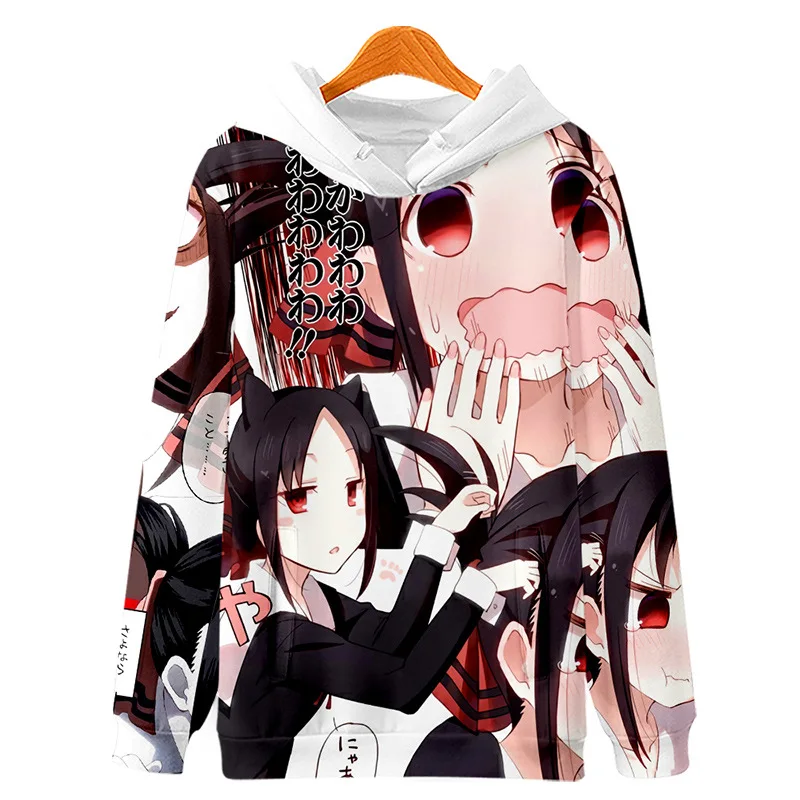 

2021 Kaguya-sama: Love Is War 3D Print Hoodies Sweatshirts Women Men Hip hop Fashion Hooded Trendy Streetwear Pullovers Clothes