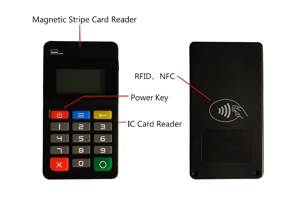 MP45 pos-терминал мини-устройство мобильный NFC кардридер система оплаты ручной