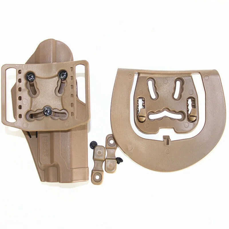 

Tactical Serpa Concealment Waist Belt Pistol Holster for Sig Sauer P226 P229 Left / Right Hand Tan Color