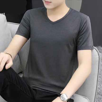 

Summer men's business casual short sleeve t-shirt 5516