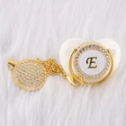 Детская Соска-пустышка 0-12 мес. с 26 инициалами имени и надписью