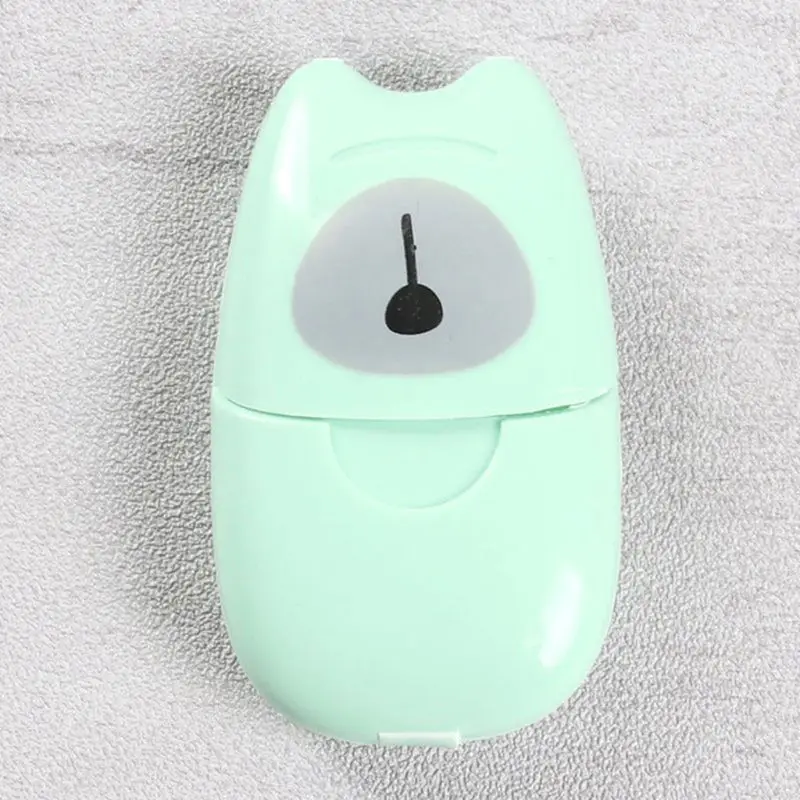 

6 boxes of portable travel soap tablets, a box of 50 pieces, outdoor cleaning essential, disposable soap paper