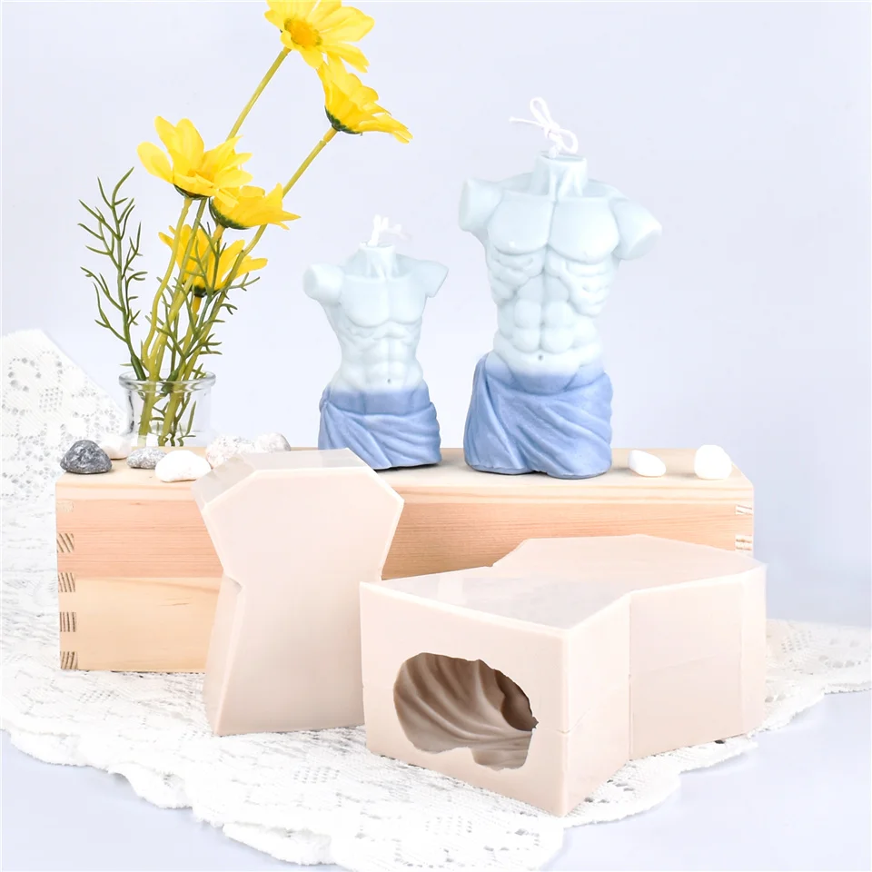 

Фартук силиконовый мужской для изготовления свечей, формочка для глины, гипс для создания 3d-стерео мускулов ручной работы