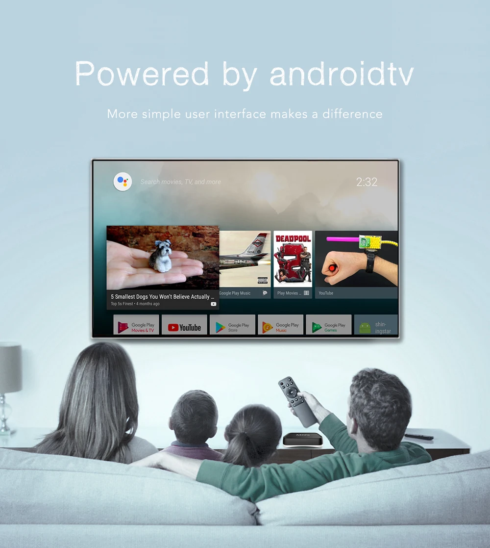 Android tv Box Amlogic S905X 2 ГБ 16 ГБ с 2,4G/5G wifi Bluetooth 4,0 Голосовое управление Поддержка MXQ S10X