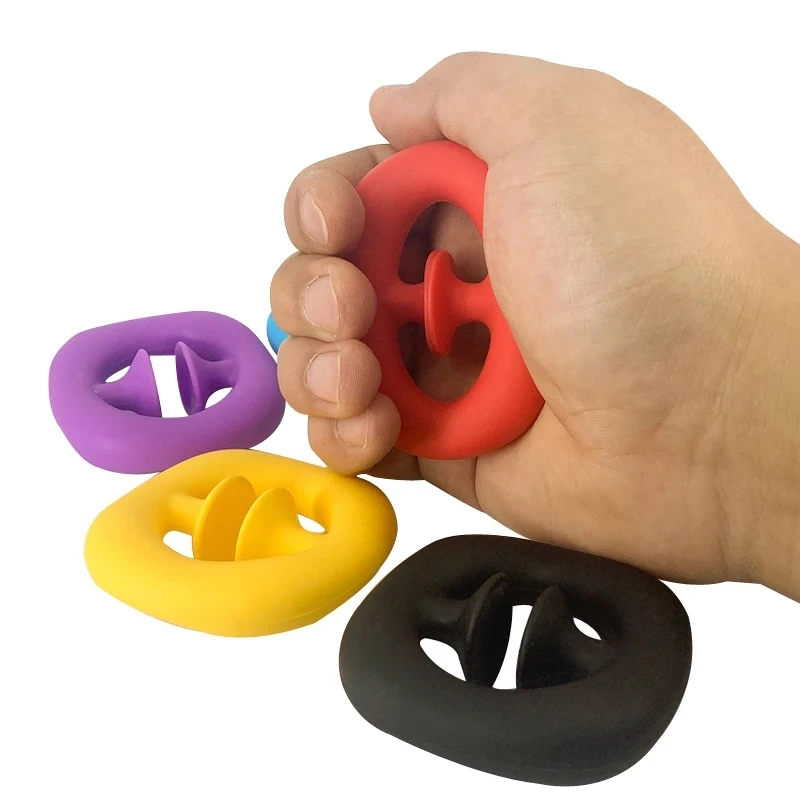

Finger Hand Grip Stress Reliever Toy Decompression Pinching Ball Toy Adult Child Funny Anti-Stress Fidget Reliver Stress Toys