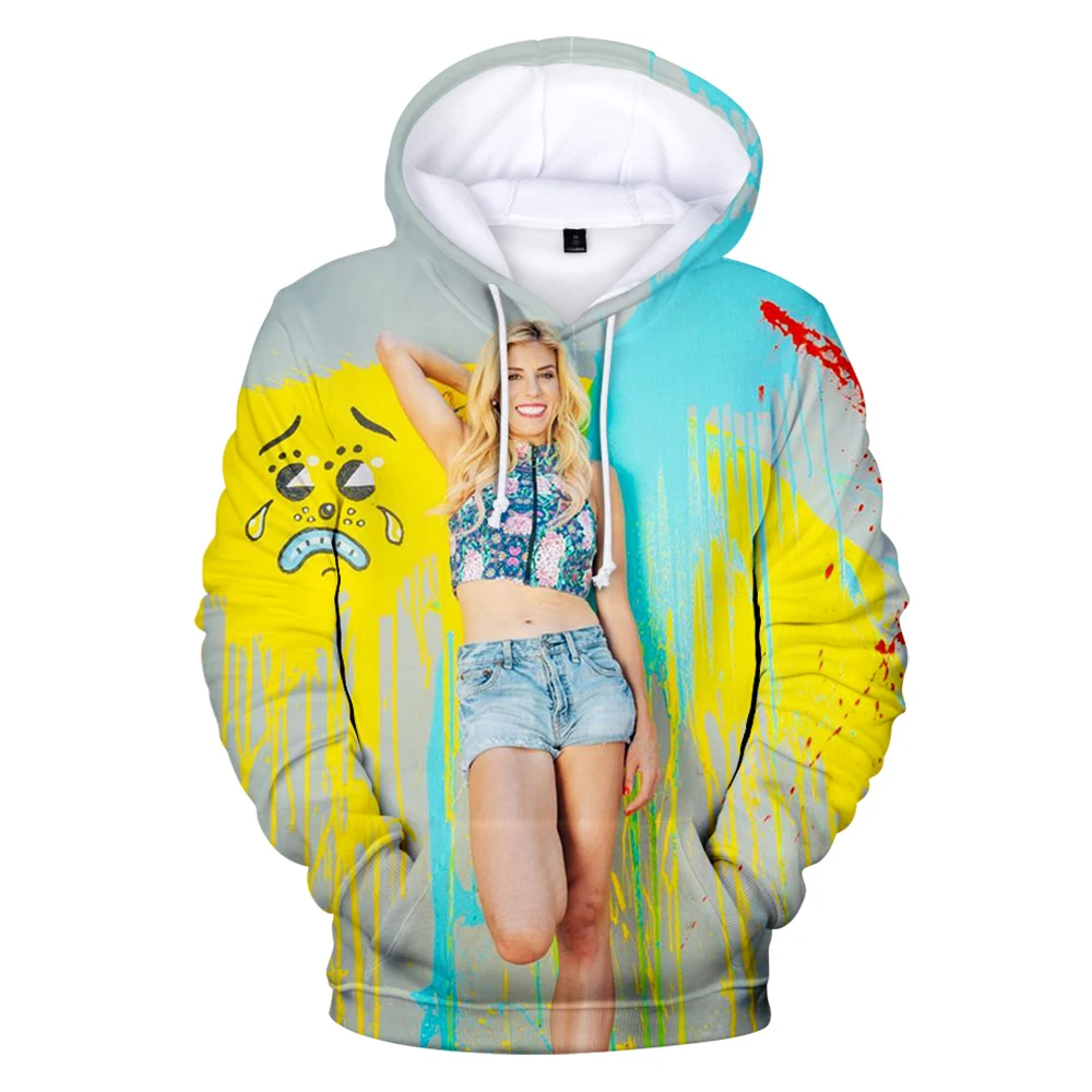 

Rebecca Zamolo 3D Fashion Stranger Things Hoodie Streetwear Pullover Casual Harajuku Winter Outwear High Street Long Sleeve Full