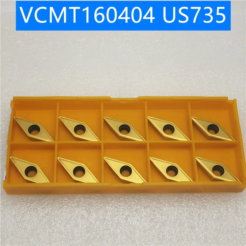10 шт. VCMT160404 VCMT160408 MA UE6020 VP15TF внешние токарные инструменты карбидная вставка токарный станок резак инструмент токарная пластина