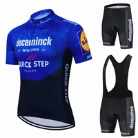 2021 new 2022 quick step cycling jersey summer set pro team cycling clothing road bike suit bicycle bib shorts mtb maillot cicl