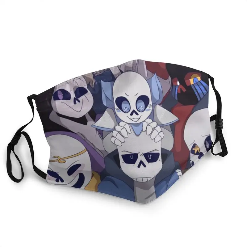 

Sans And Sans Print Mask Breathable Adult Undertale Mouth Face Mask Anti Dust Haze Protection Cover Respirator Muffle