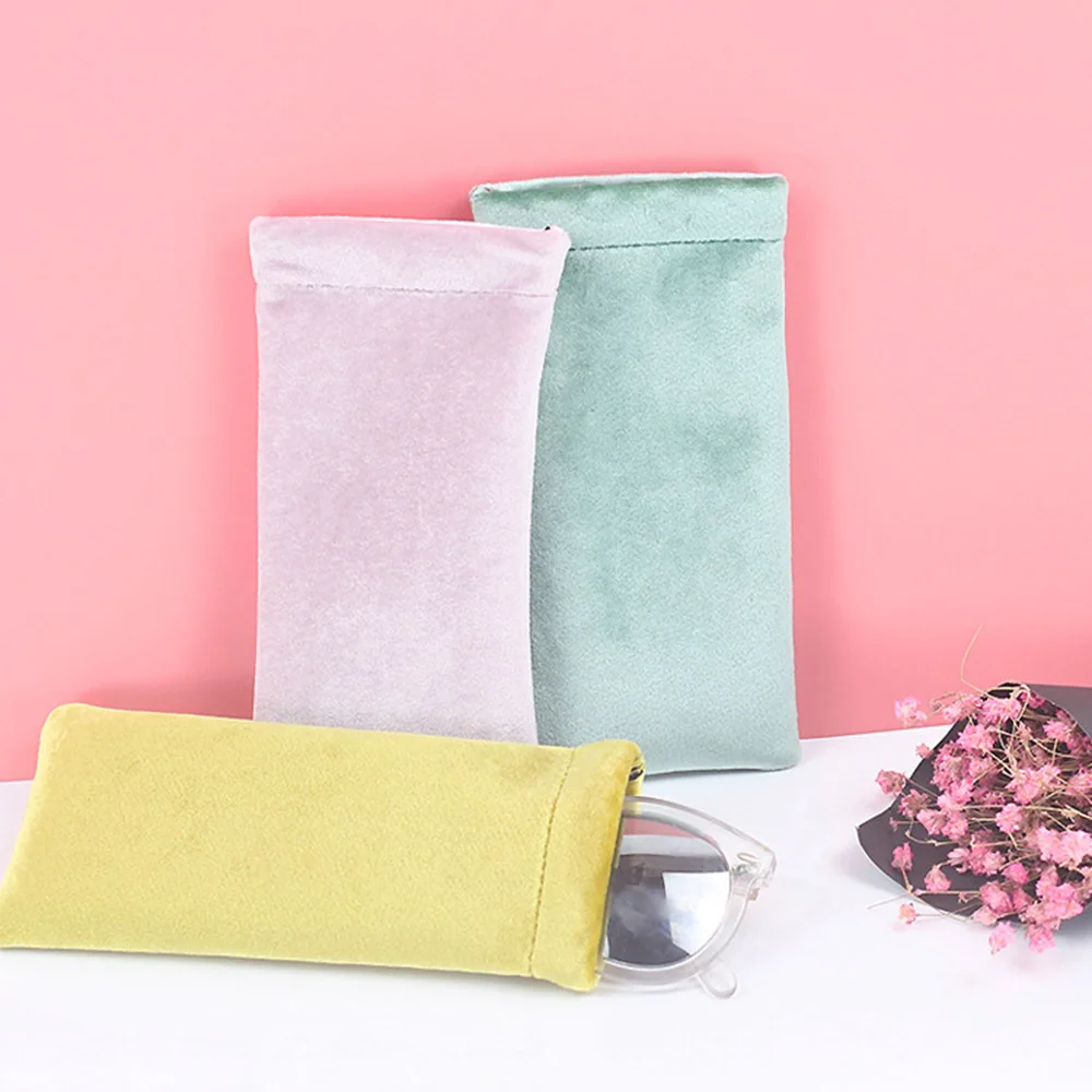 Флисовая сумка для солнцезащитных очков Многоцветный Защитный Мягкий Чехол