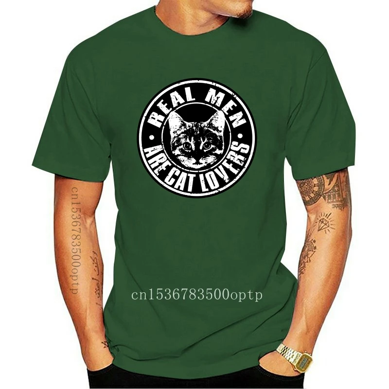 

Cat Shirt Real Men are Cat lovers Cool Cat T Shirt T shirt Husband Dad Gift Funny Geek T-shirt Screen Printed Tee men t shirt