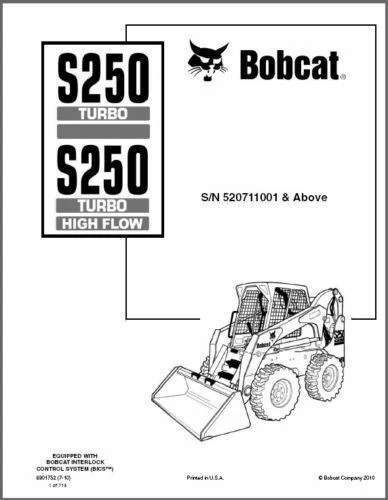 Для погрузчика с бортовым поворотом Bobcat S250 Turbo / Turbo| |