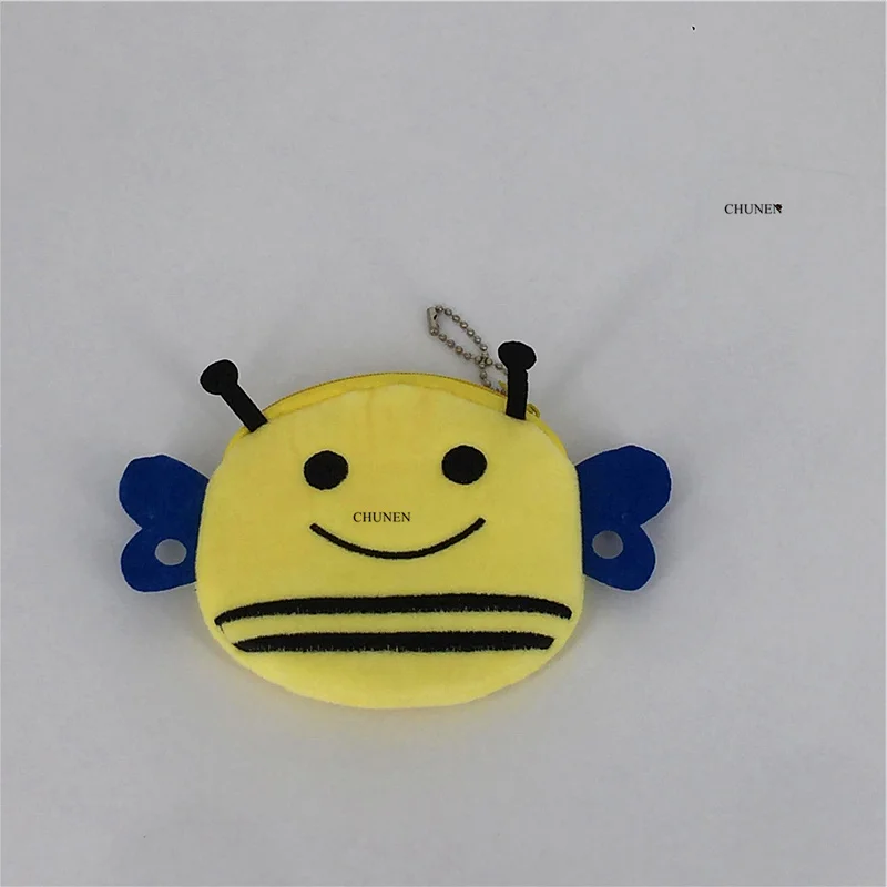 2 формы желтый плюшевый Кошелек Сумка 8 см мини 10 игрушка|Плюшевые кошельки| |