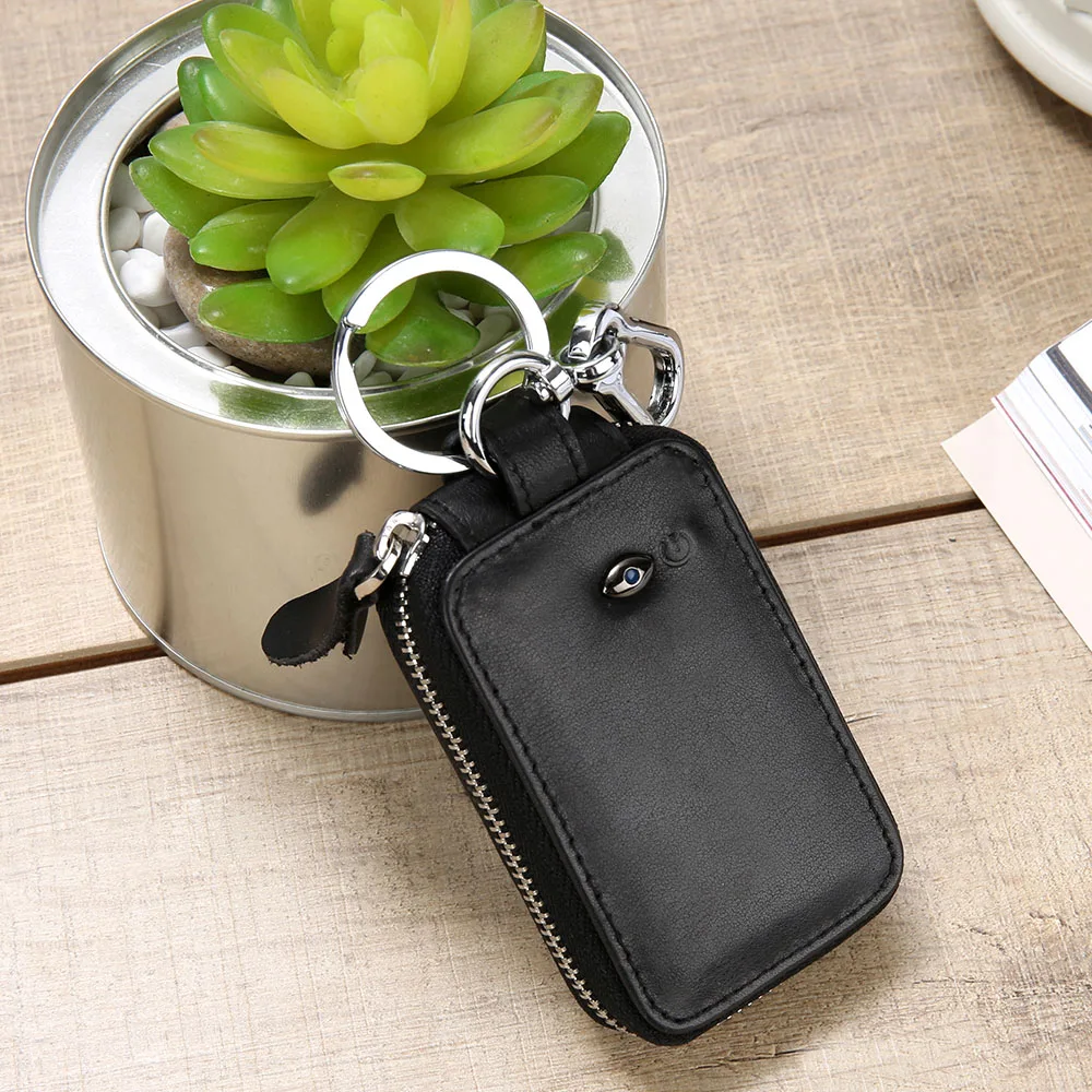 Умный кошелек для ключей из натуральной кожи мужчин и женщин сумка автомобиля