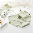 Нижнее белье женское хлопковое, бесшовные трусы со средней талией