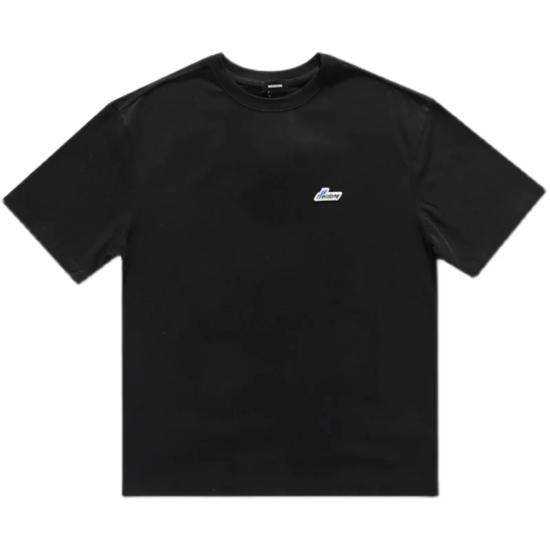 

WE11DONE Embroidered T-shirt Welldone Pure Cotton BF Wind Short Sleeve Simple Wild Loose Round Neck Half Sleeve Tee