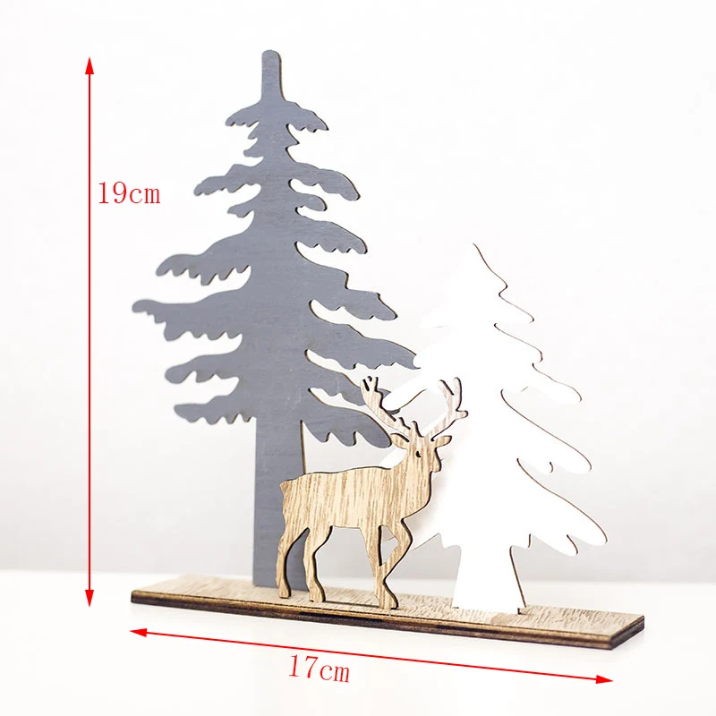 Креативные рождественские украшения 3D настольные домашние для рождественской