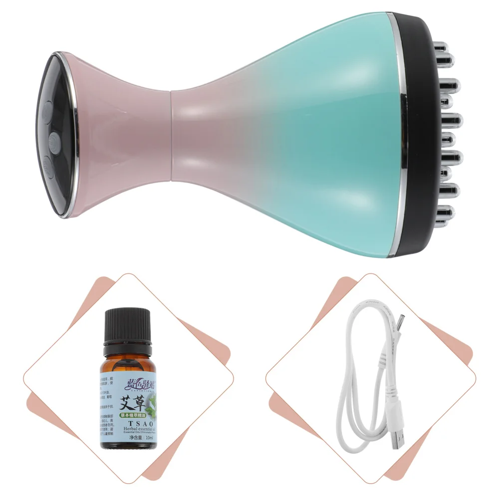 

1 Set of Pulse Massager Household Foot Massager Meridian Brush (Sky-blue)