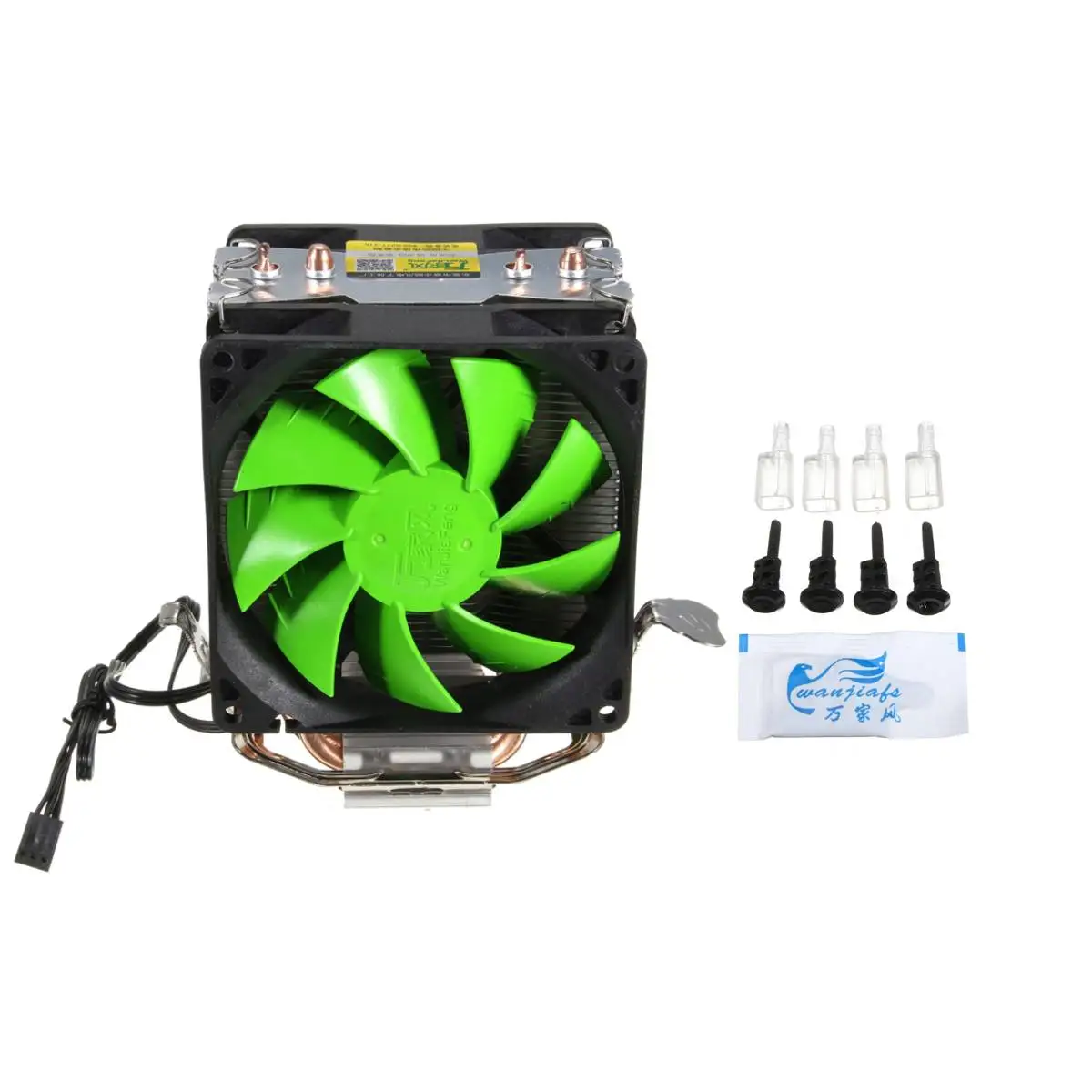 3 контактный двойной вентилятор кулер для процессора радиатор охлаждающий Intel
