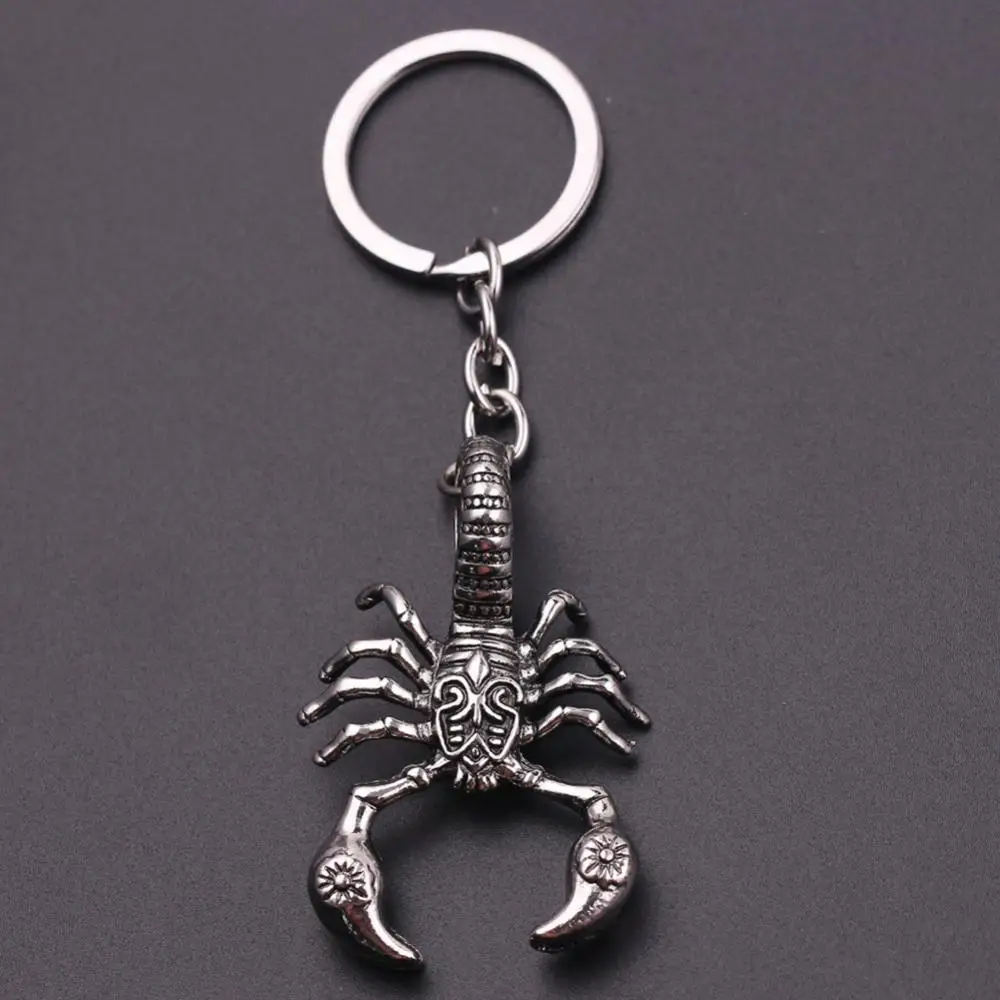 Pendant Keychain Alloy Key Chain Retro Unisex Scorpion Bag Hanging Ornament Ring | Chains