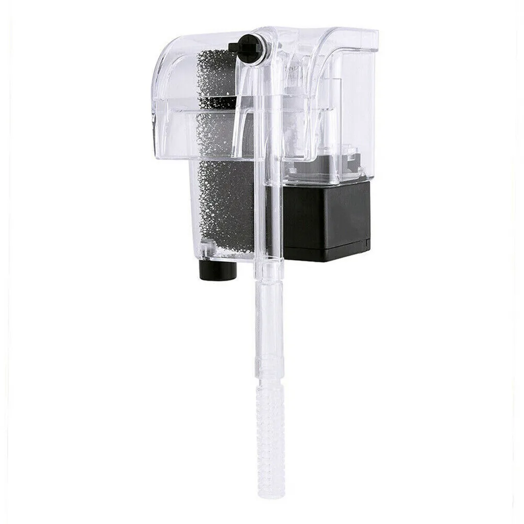 

Air Pump Biochemical Cotton Water Filter Hanging Aquarium Waterfall Filter Device