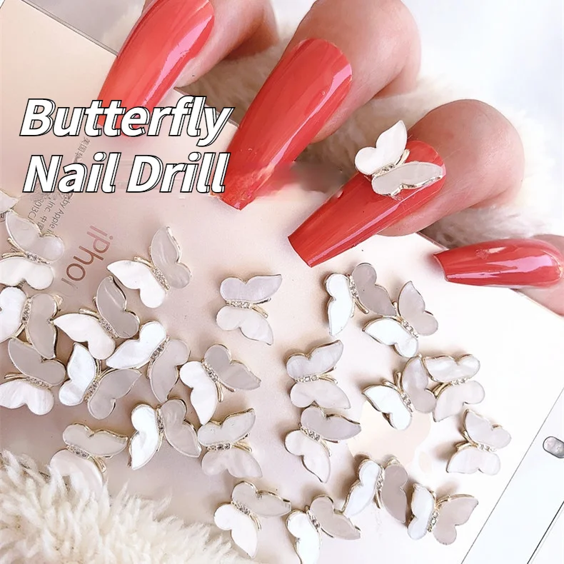 

Новинка, украшения для ногтей в виде бабочки, медные 3D мигающие бриллианты в стиле LZ, блестящие бриллианты, 5 шт.