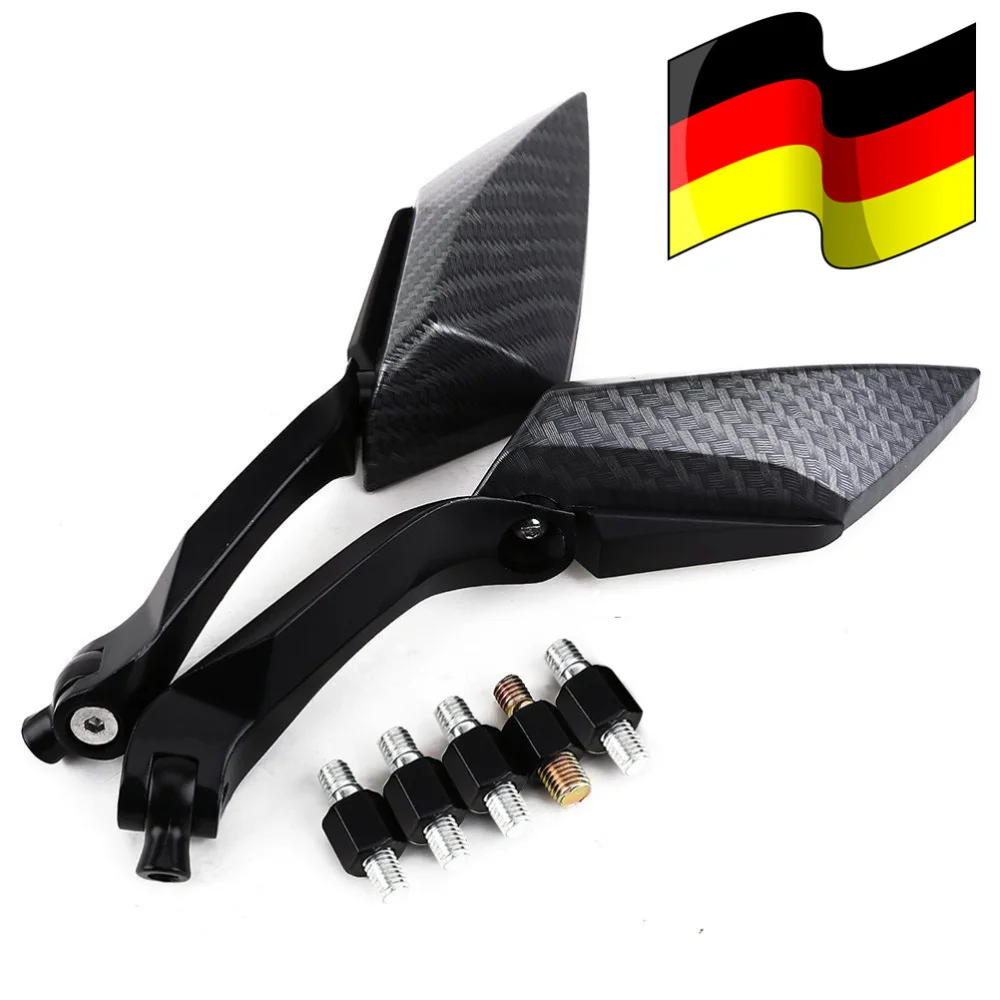 

A Pair of Universal Adjustable Motorcycle Scooter Snake Skin Pattern Aluminum Side Rear View Mirrors (Black)