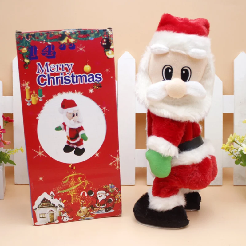 Рождественская электрическая игрушка Санта-Клаус музыкальная Танцующая кукла