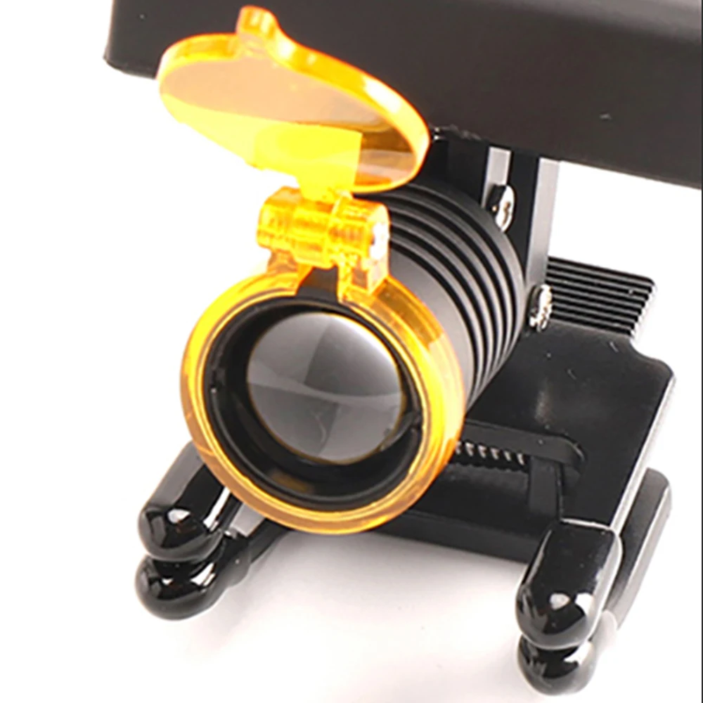 Wireless Portable 3W LED Dental Clip Headlight For Surgical Loupes With Optical Filter