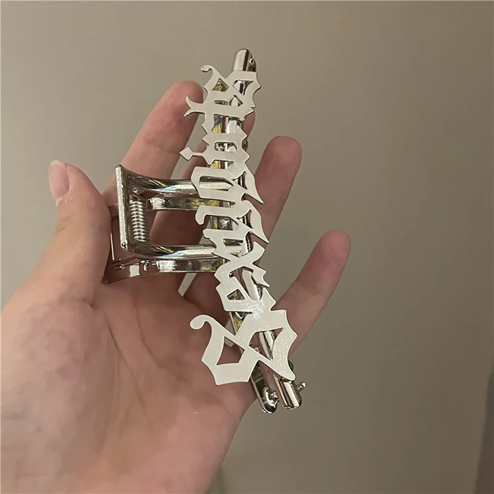 

Новые Модные Элегантные крупные металлические заколки для волос с геометрическим рисунком для женщин и девушек головной убор фиксированна...