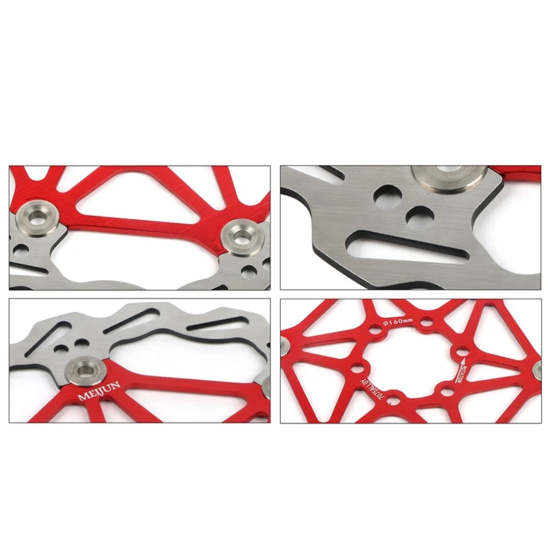 

MEIJUN MTB Mountain Bike Brake Disc Float Pads 160mm Accessories